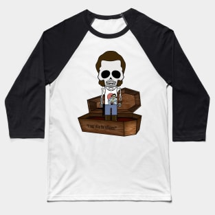 "Bone Idols" Casket No.11 - Dead Trouble In Little China Baseball T-Shirt